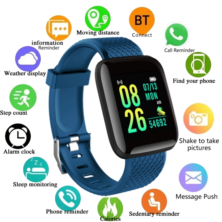 Smartwatch Watches For Girls - Esporte smartwatch pulseira de fitness controle