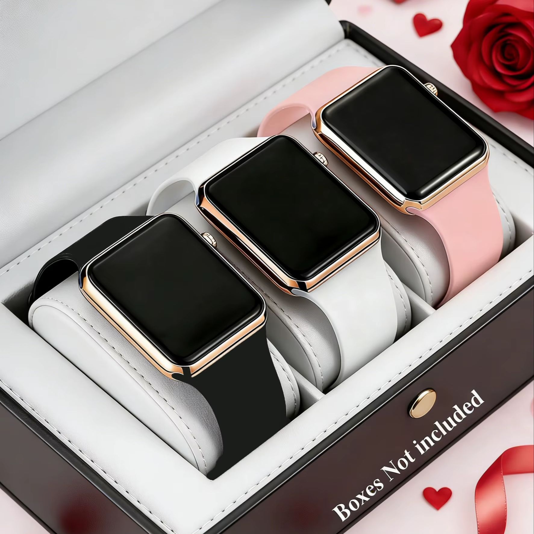 Conjunto de 3 relógios eletrón - Smartwatch Watches For Girls avaliação e preço