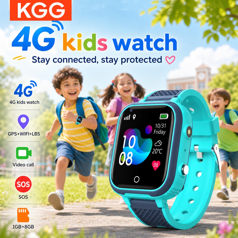 Relógio Inteligente 4G para Cr - Smartwatch Watches For Kids With Gps avaliação e preço