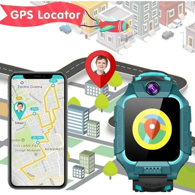 Relógio Inteligente Infantil V - Smartwatch Watches For Kids With Gps avaliação e preço