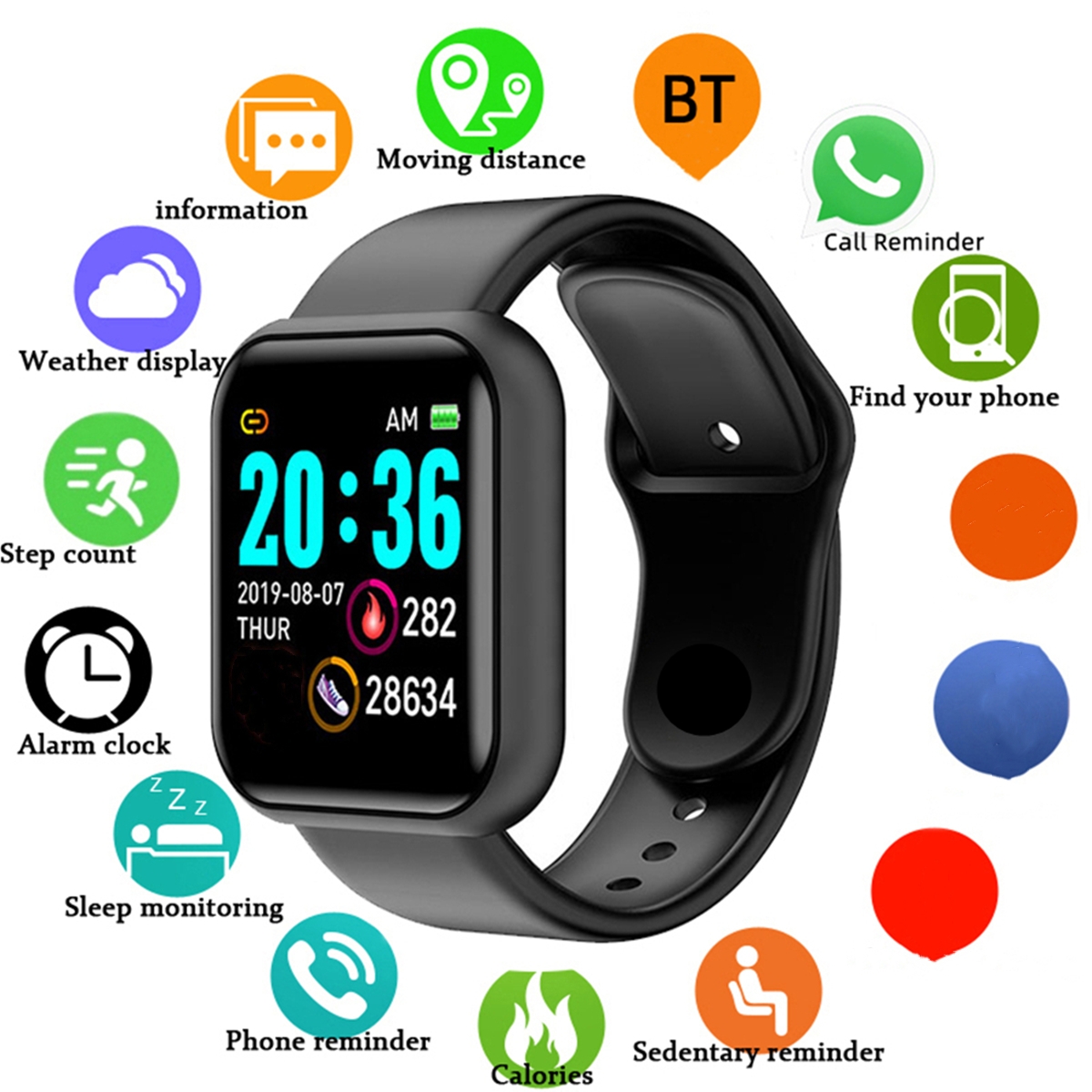 Homens relógios inteligentes t - Smartwatch Watches For Girls avaliação e preço