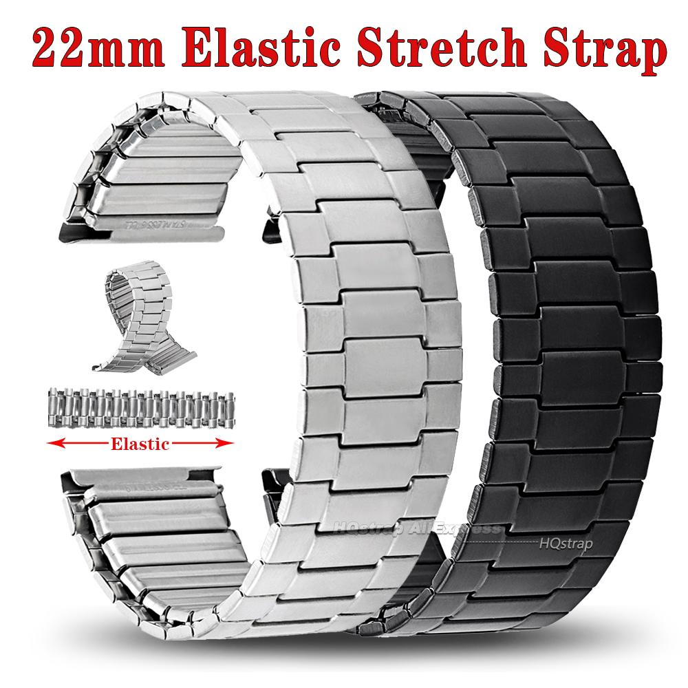 Pulseira de Aço Elástica 22mm  - Watches Rolex Smartwatch avaliação e preço