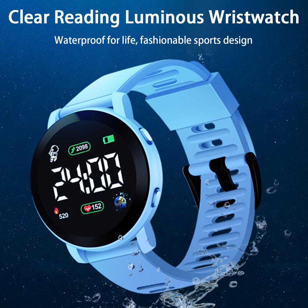 Relógio Digital LED Infantil à - Smartwatch Digital Watches For Kid Girl avaliação e preço