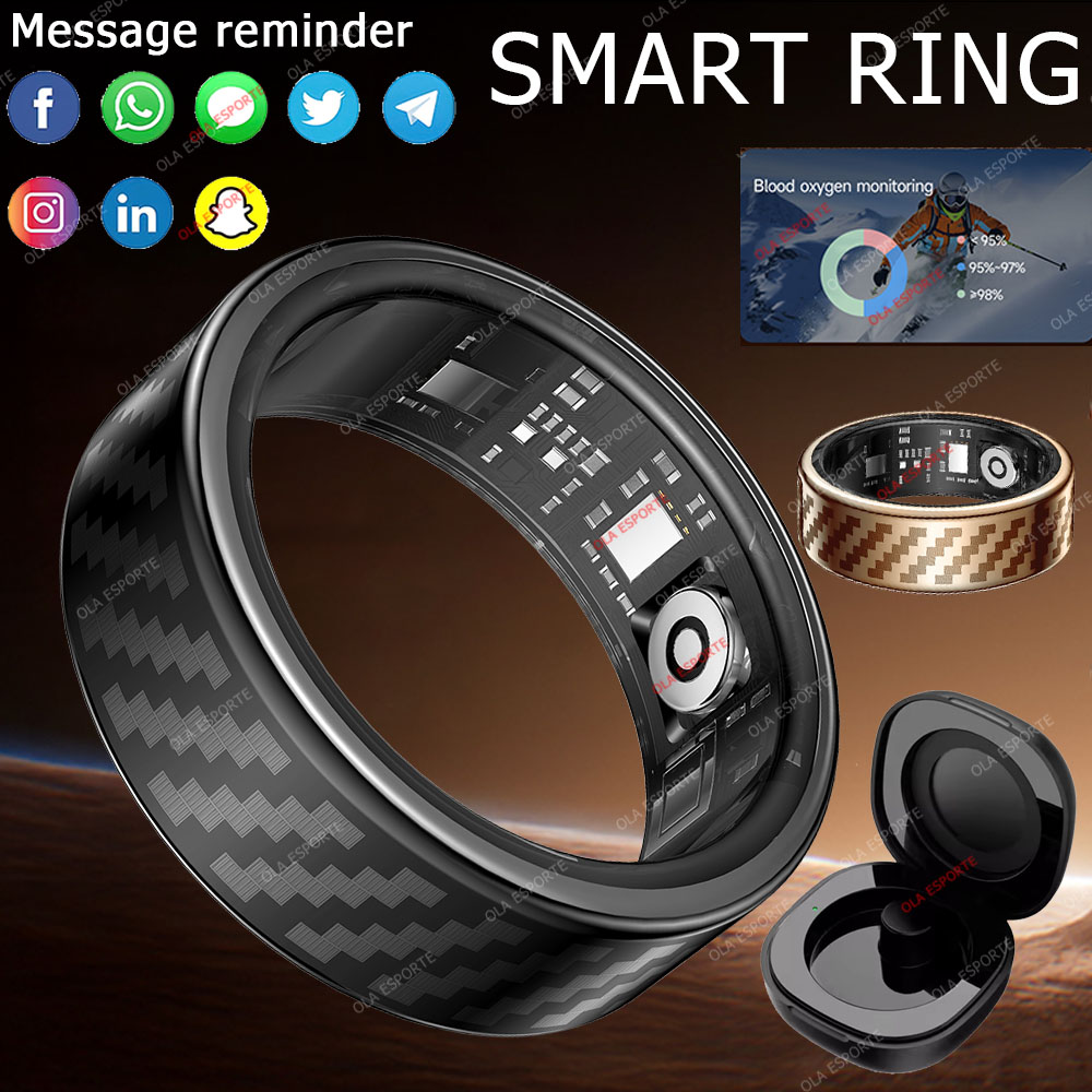 Novo Anel Inteligente com Noti - Smartwatch Watches For Girls avaliação e preço