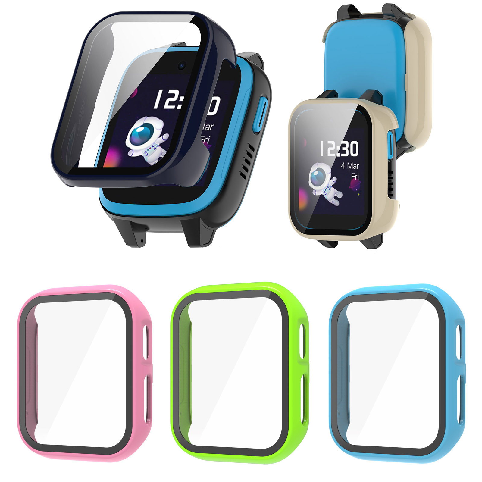 Capa protetora de tela de vidr - Smartwatch Watches For Kids avaliação e preço